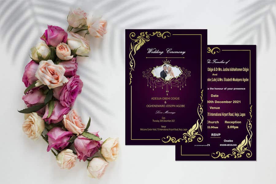 Kilpailutyö #57 kilpailussa                                                 create wedding invitation card
                                            