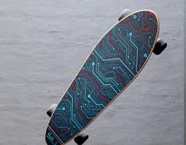 #31 for Design Electric Skateboard Grip Tape (top of skateboard) af yashr51