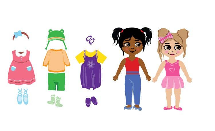 
                                                                                                            Penyertaan Peraduan #                                        57
                                     untuk                                         Illustration of cute little girls with outfit
                                    