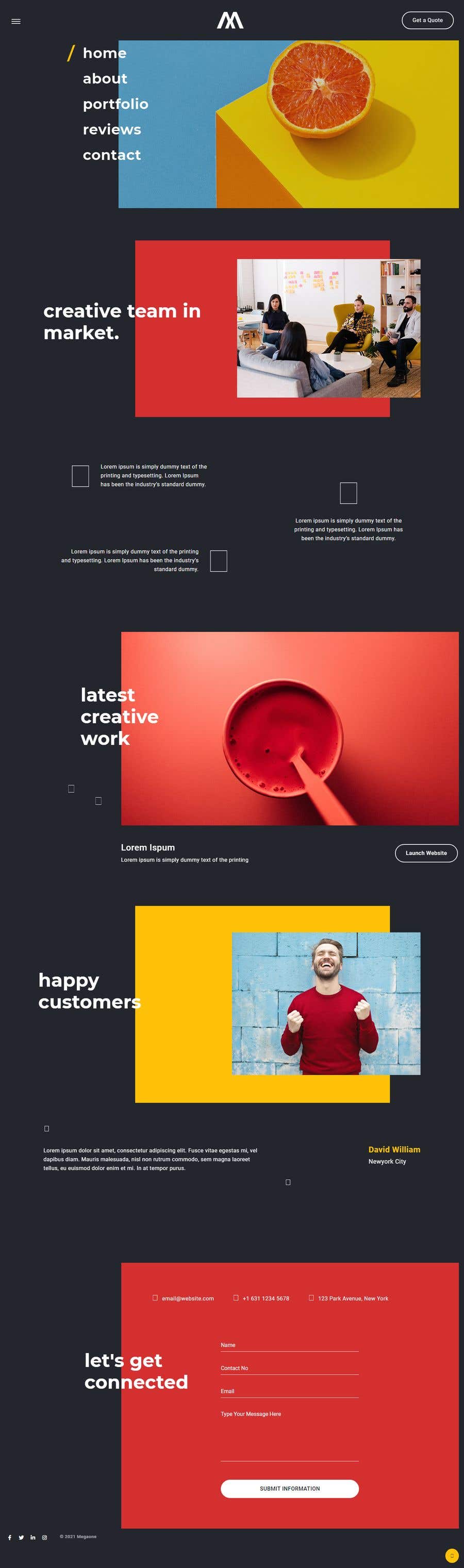 Contest Entry #3 for                                                 Design Homepage HTML
                                            
