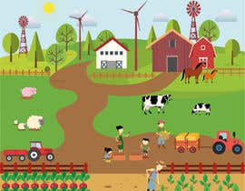 #57 untuk Kids Farm Animal Coloring Book oleh ansercreation