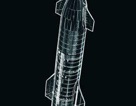 #55 para Blue Print design of Space X Starship Rocket por Sreya176
