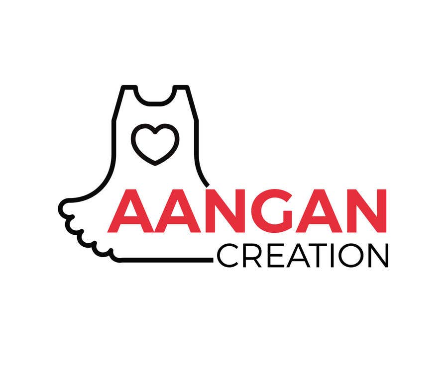 Penyertaan Peraduan #44 untuk                                                 Need a logo for our company Aangan Creation deals in unstiched dress material
                                            