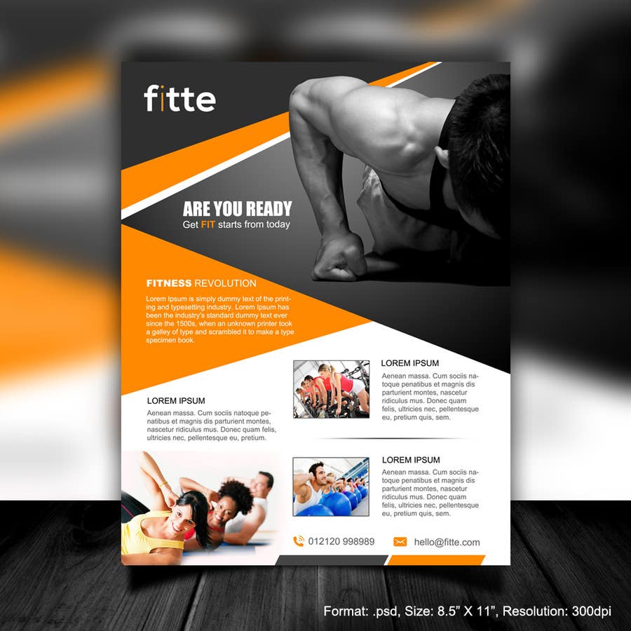 Contest Entry #8 for                                                 Design a Flyer for Fitness Business
                                            