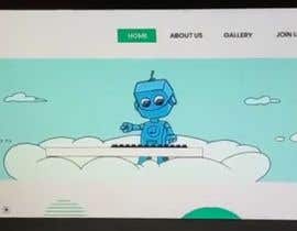 Banner with HTML5/CSS cartoon animation of robot typing | Freelancer
