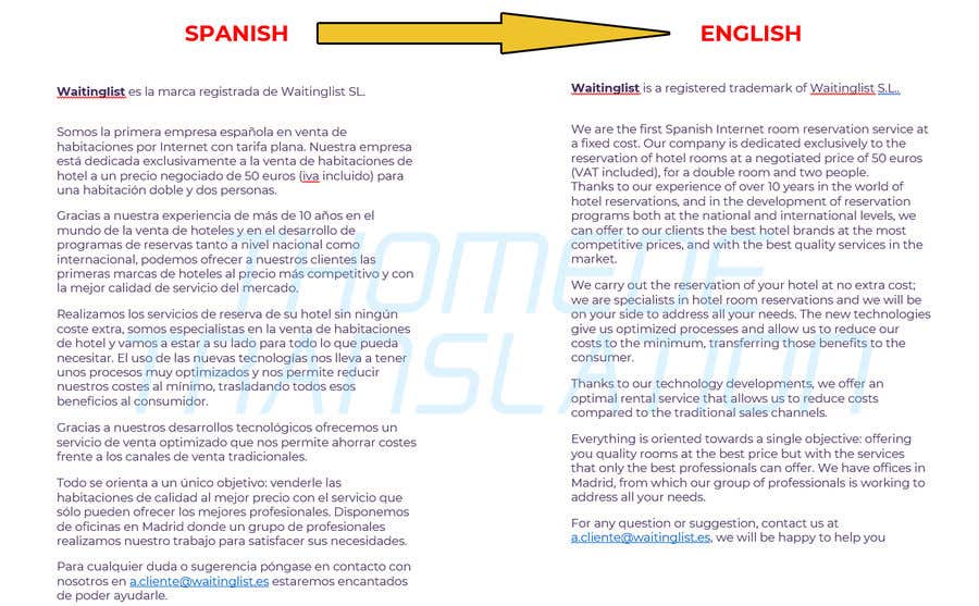 Proposition n°4 du concours                                                 TRANSLATION FROM SPANISH TO ENGLISN
                                            