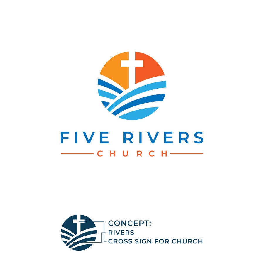 
                                                                                                            Penyertaan Peraduan #                                        1034
                                     untuk                                         Five Rivers Church Logo Design
                                    
