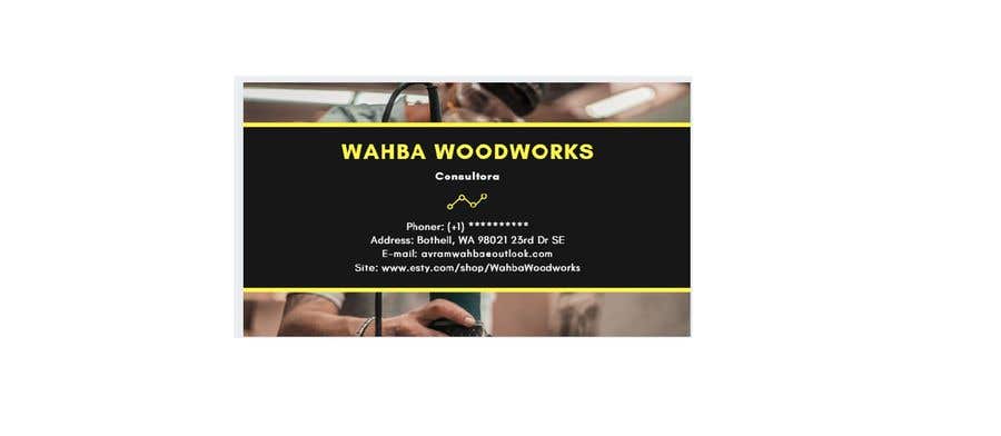 Bài tham dự cuộc thi #147 cho                                                 Design a logo and business cards for a woodworking business
                                            