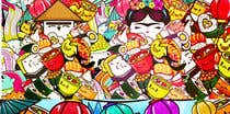 Graphic Design Entri Peraduan #30 for Kawaii Anime Sushi Food Banner Needed HIgh res
