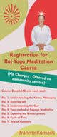 Contest Entry #5 thumbnail for                                                     Standee design for meditation course registration
                                                