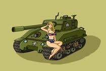 #73 for Bomber Betty on a tank by Mazensalama0