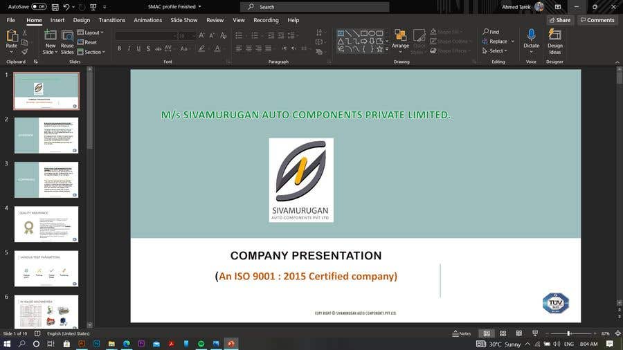 Contest Entry #24 for                                                 Need to create PowerPoint presentations - Company Profile
                                            
