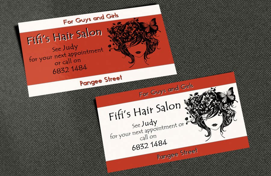 Kilpailutyö #21 kilpailussa                                                 Design some Business Cards for hair dressing salon
                                            