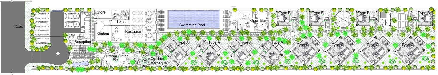 
                                                                                                            Kilpailutyö #                                        19
                                     kilpailussa                                         Beach Resort Layout Plan
                                    