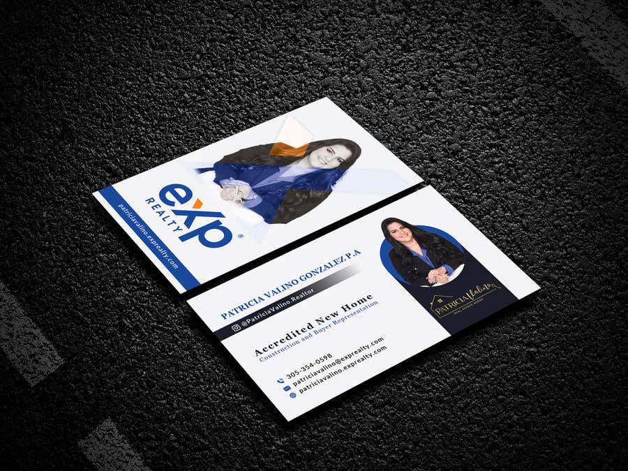 Kilpailutyö #229 kilpailussa                                                 Patricia Valino - Business Card Design
                                            