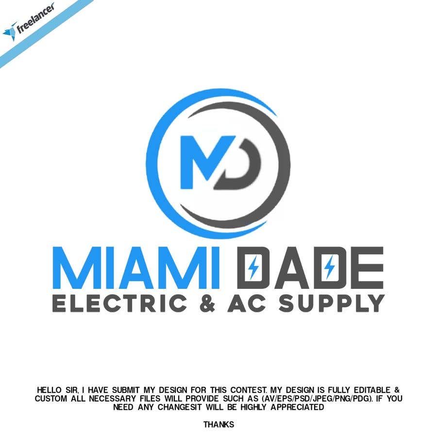 
                                                                                                                        Konkurrenceindlæg #                                            154
                                         for                                             Miami Dade Electric & AC Supply - Logo Design
                                        