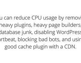 nº 10 pour Reducing CPU usage of a website par tasali1033 