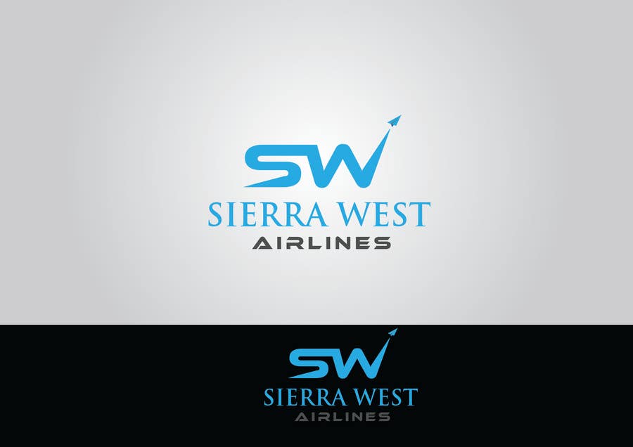 Entri Kontes #15 untuk                                                Design a Logo for Sierra West Airlines
                                            