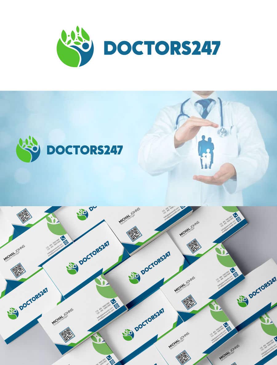 
                                                                                                                        Penyertaan Peraduan #                                            19
                                         untuk                                             Logo Design - Business Card Layout  -  Doctors247
                                        