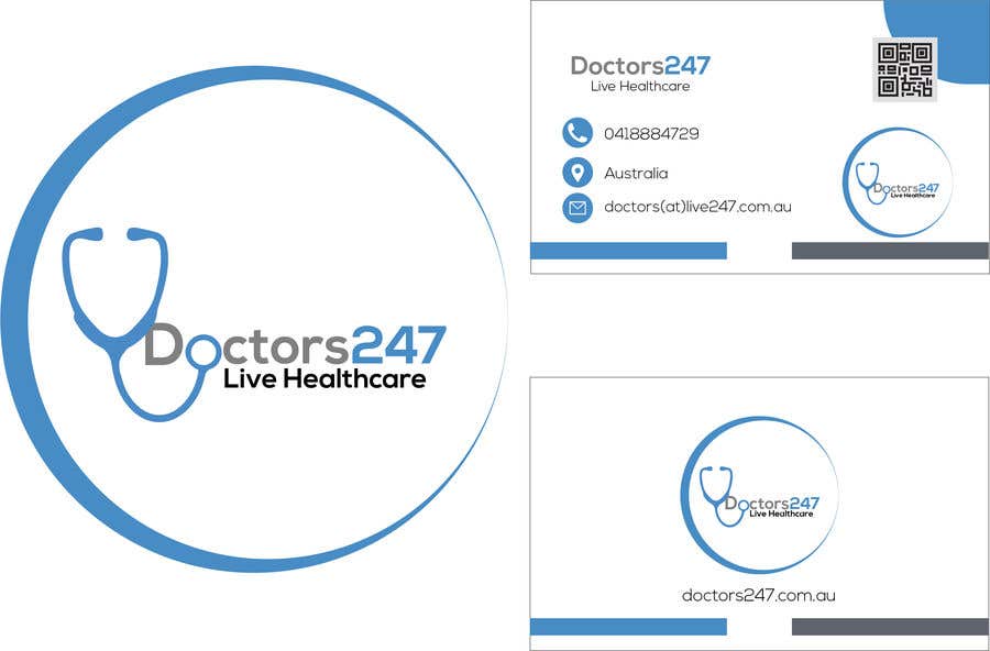 
                                                                                                                        Penyertaan Peraduan #                                            132
                                         untuk                                             Logo Design - Business Card Layout  -  Doctors247
                                        