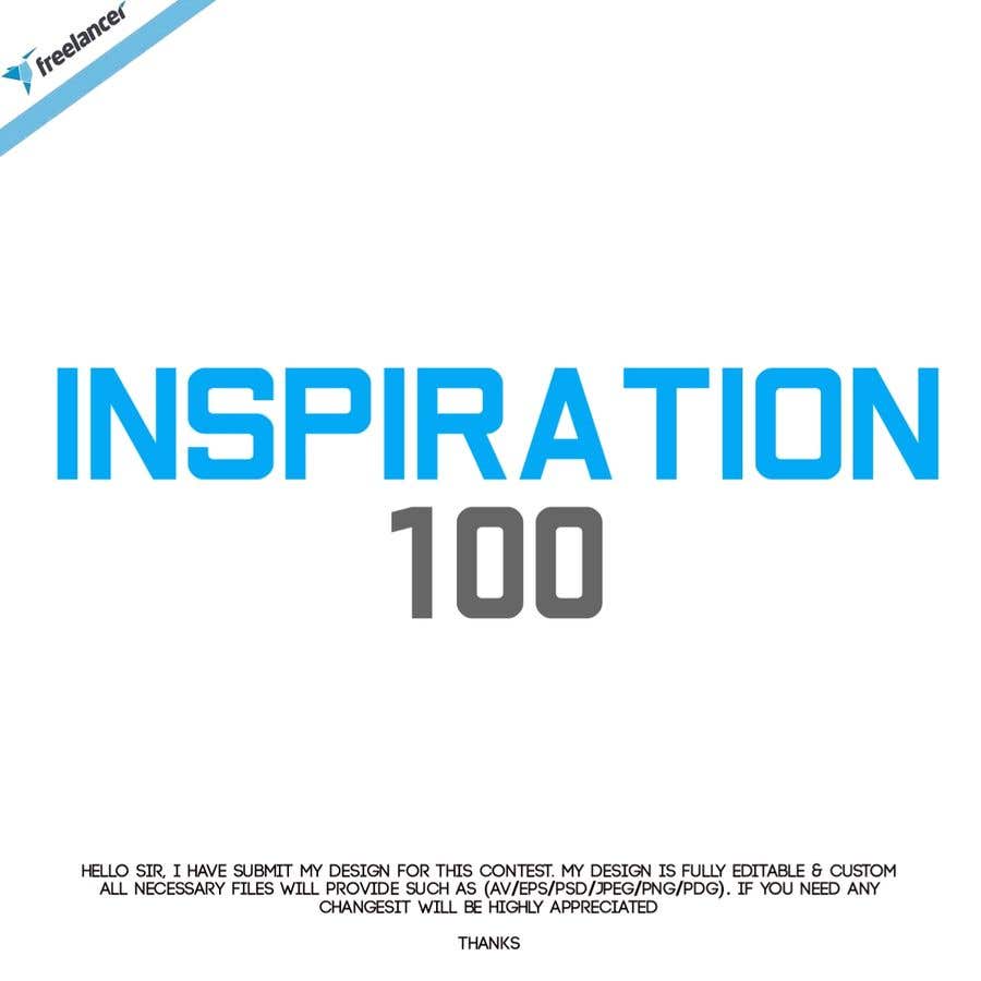 
                                                                                                                        Penyertaan Peraduan #                                            60
                                         untuk                                             Inspiration 100 Logo
                                        