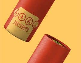 Nro 13 kilpailuun Paper Tube Packaging Design for Cannabis käyttäjältä farizibnus