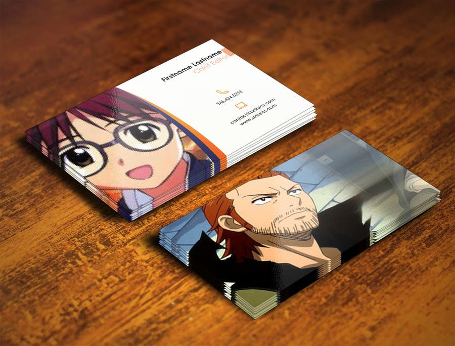 
                                                                                                                        Proposition n°                                            34
                                         du concours                                             Design some Business Cards for anime site
                                        