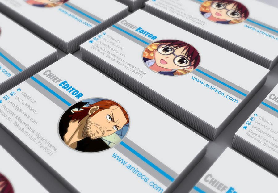 
                                                                                                                        Proposition n°                                            29
                                         du concours                                             Design some Business Cards for anime site
                                        