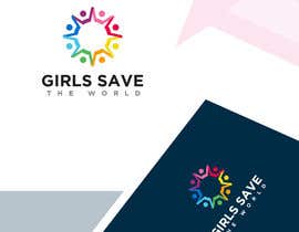 #899 untuk Girls Save the World logo oleh color78