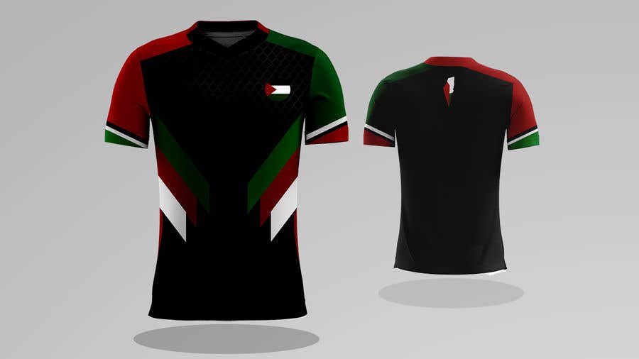 Kilpailutyö #22 kilpailussa                                                 Design a Palestine Soccer Jersey
                                            