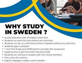 nº 28 pour Design TWO &#039;study in sweden&#039; flyers par effeylussenny 