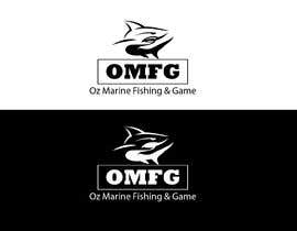 vipdesignbd tarafından fishing tackle company logo  OMFG Oz Marine Fishing &amp; Game için no 25