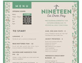 #14 for Menu for Golf Club restaurant required by fynugraha