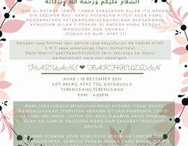 #64 untuk Motion Wedding Card oleh syafiqahmurad