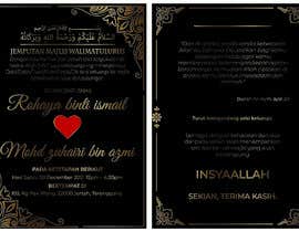 #62 untuk Motion Wedding Card oleh ShariaCreation