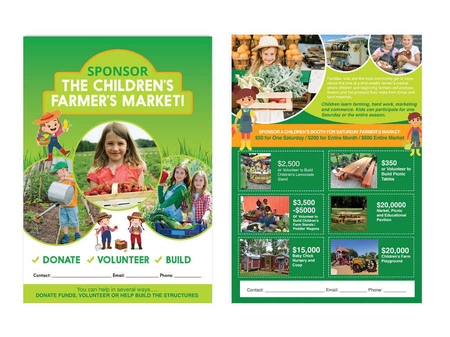 Bài tham dự cuộc thi #54 cho                                                 Sponsorship Brochure for Farmers Market
                                            