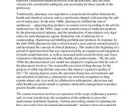 antormondol78 tarafından Pharmacy history with current practice için no 5