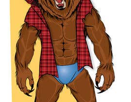 #84 para Illustration of a muscle Bear por ashvinirudrake13