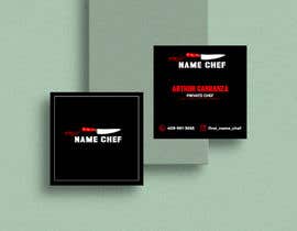 Nro 68 kilpailuun Logo/Business Card design for a Chef using Tattoo Inspiration- Design must meet business card requirements on Moo&#039;s website - link below käyttäjältä loooooo
