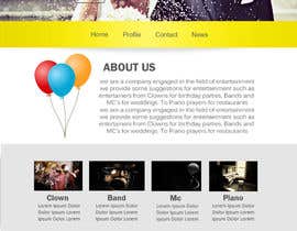 #17 for Design a Website Mockup for Entertainment Industry by RikoSaptoDimo