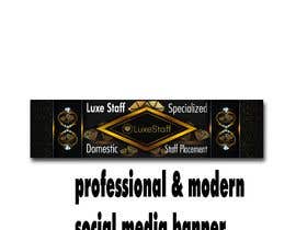 Nro 144 kilpailuun Can you create a professional &amp; modern social media banner for a luxury staffing agency? käyttäjältä academydream524
