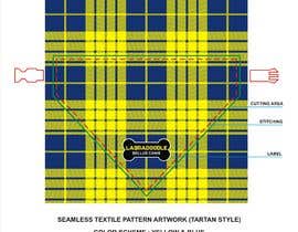 Nro 42 kilpailuun Textile designing job: Dog bandana (tartan style) design needed käyttäjältä azamansari8081