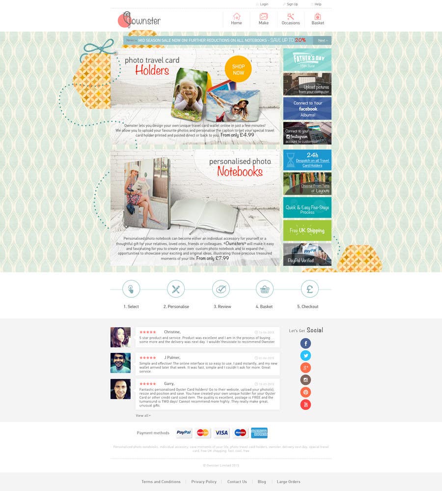 Proposition n°6 du concours                                                 Design a Homepage Mockup
                                            