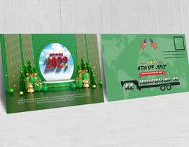 #46 untuk Design a post card to great with NEW YEAR 2021 on behalf of a company. oleh arifdigainer