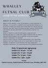 #14 untuk Design a Flyer for Whalley Futsal Club oleh smiley2005
