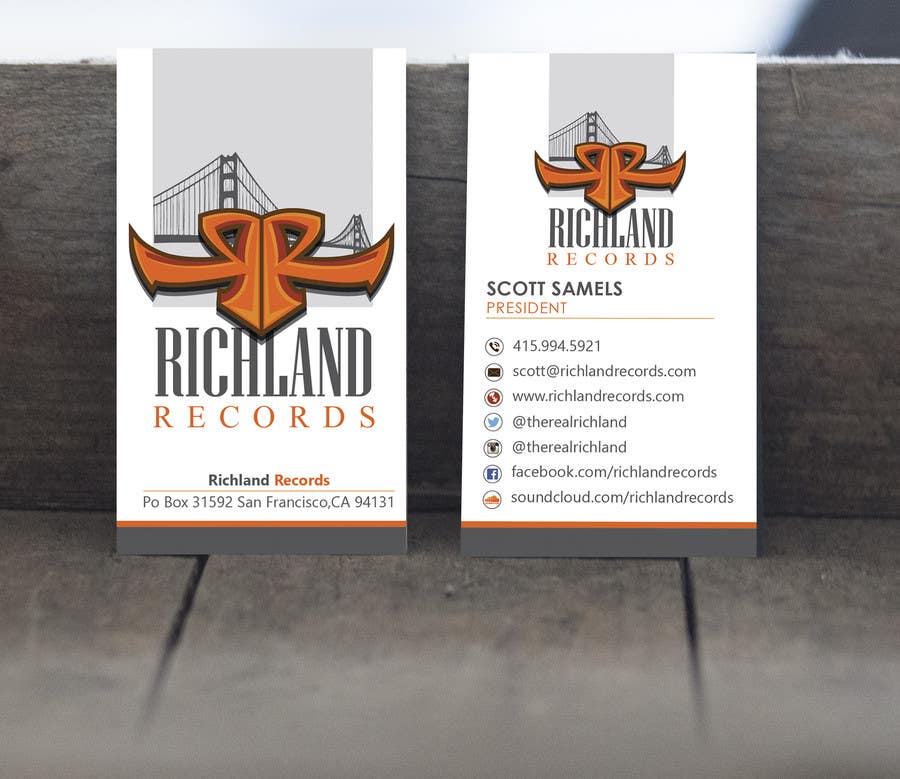 Proposition n°68 du concours                                                 Brand-new business cards!
                                            