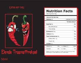 Nro 33 kilpailuun Design label for chillie sauce käyttäjältä dbyashara