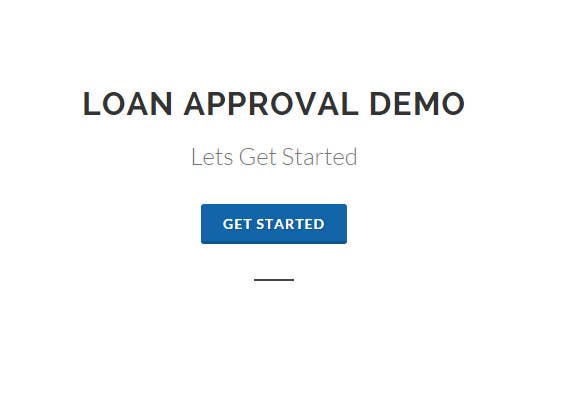 Participación en el concurso Nro.3 para                                                 Loan Application widget
                                            