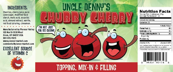 Penyertaan Peraduan #37 untuk                                                 Chubby Cherry label re-design
                                            