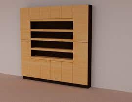 #22 untuk Contemporary Stand Bookshelf with Doors/Cabinet oleh kathperezf